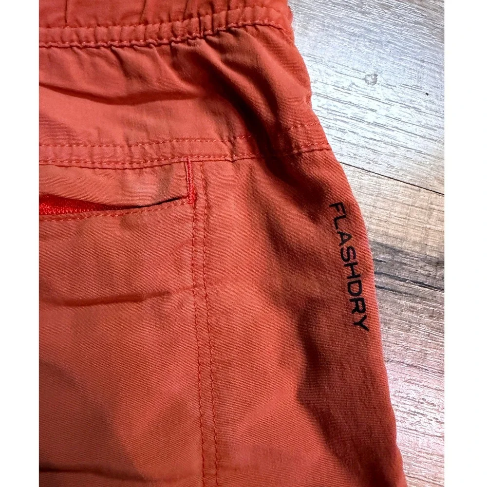 The North Face FlashDry Shorts Orange Men Large Hiking Gorpcore Activewear